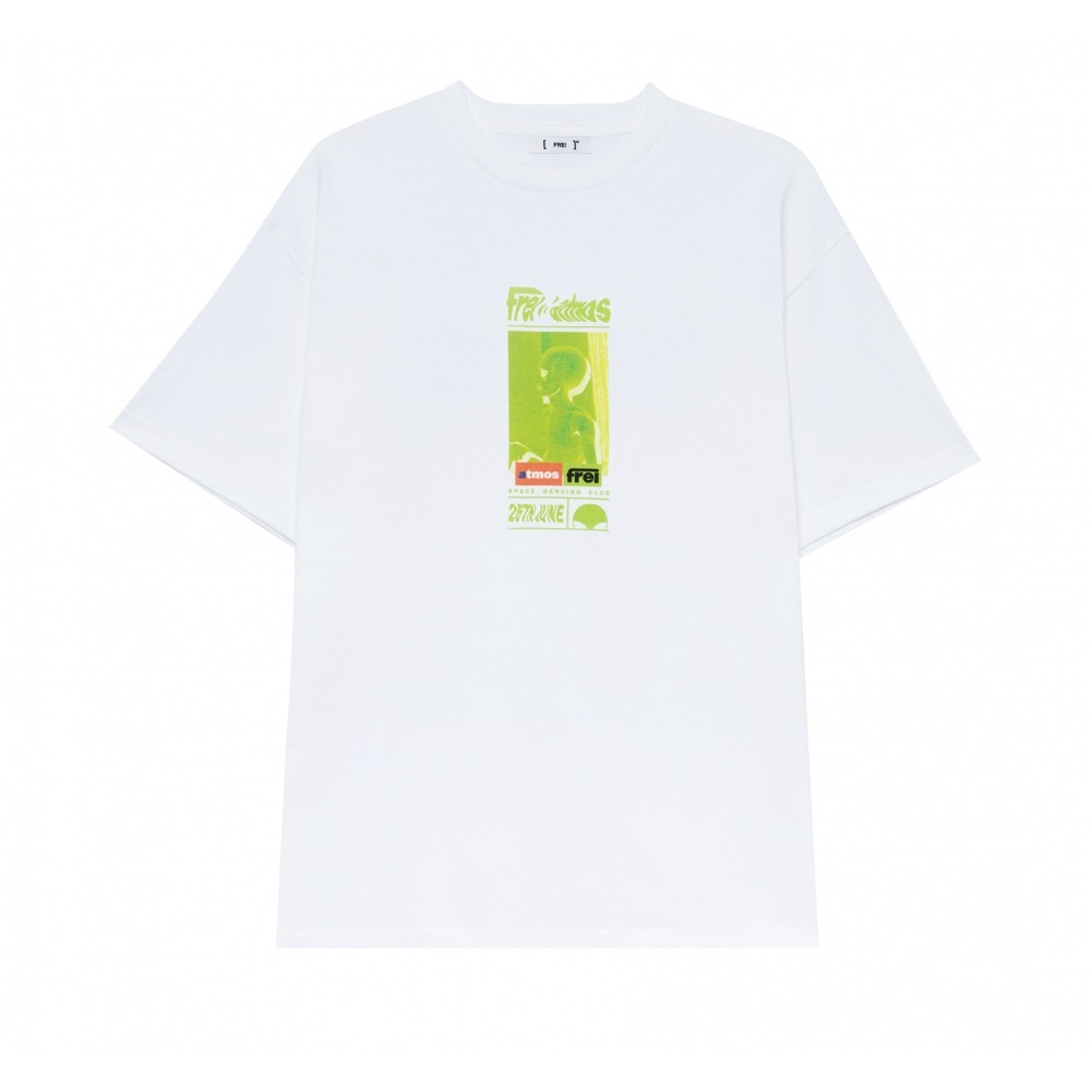 フレイフライ X アトモスエイリアン Tシャツ (ホワイト)
