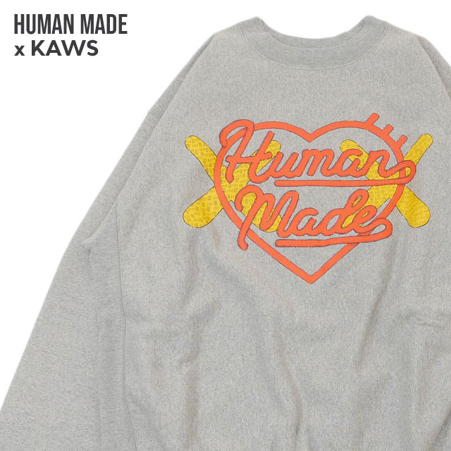 ヒューマンメイド HUMAN MADE x カウズ KAWS SWEATSHIRT 209-000686-062