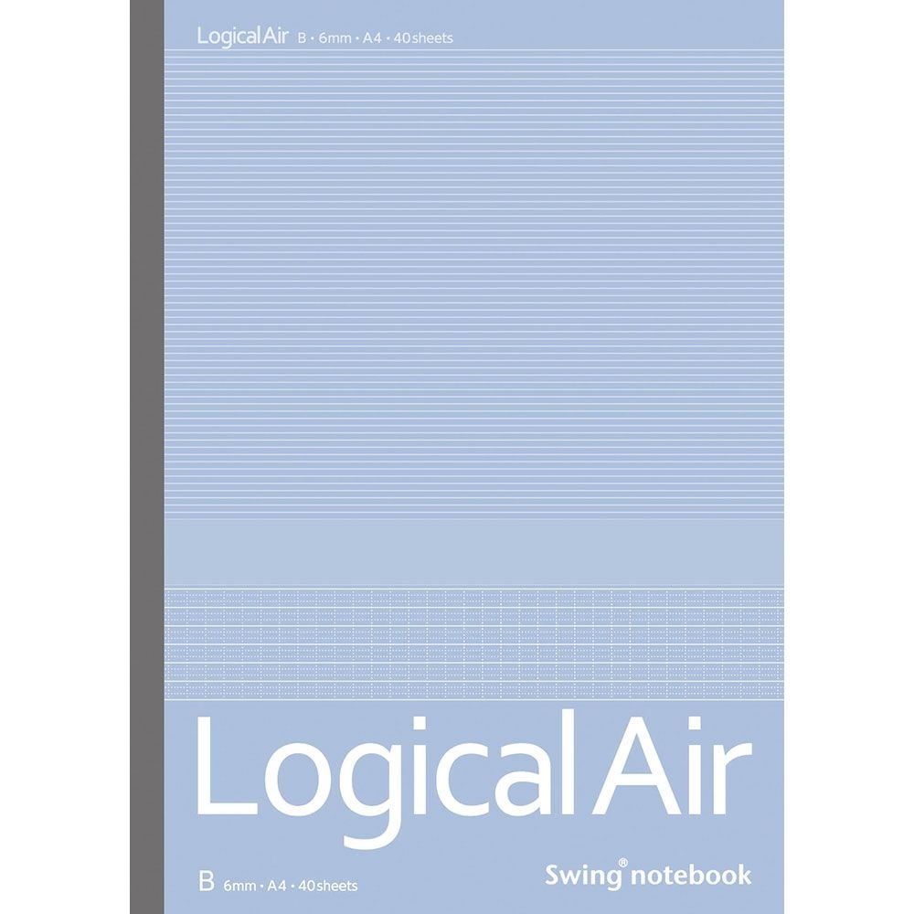 （まとめ買い）ナカバヤシ ロジカル/エアーノート（軽量ノート） A4 B罫 40枚 ノ-A409B [x10セット] 4,858円