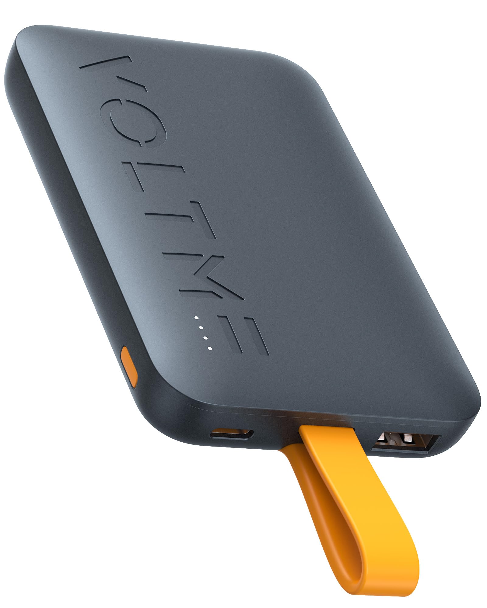 VOLTME モバイルバッテリー ケーブル内蔵 薄型 22.5W 10000mAh 大容量 モバイル・バッテリー 三台同時充電可能 Type-C×2 Type-A タイプc PD 急速充電 携帯バッテ