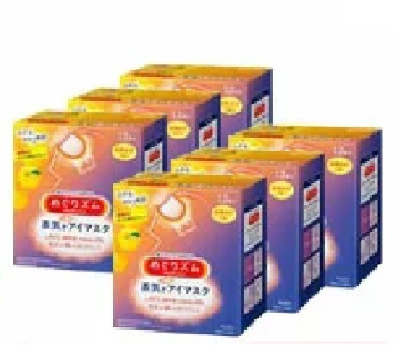 花王 めぐりズム 蒸気でホットアイマスク 完熟ゆず 12枚入り 6個セット(宅)