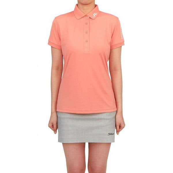 J.LINDEBERG ゴルフウェア 女性用 カラー 半袖Tシャツ GWJT09006 S086