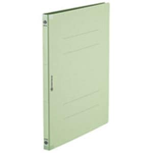 フラットファイル/紙バインダー (A4/2穴 120冊入り) 背表紙強化タイプ D128J-12GR グリーン(緑)