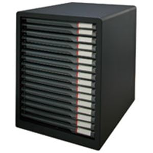 アイリスオーヤマ レターケース 16段L-16SSRダークグレー