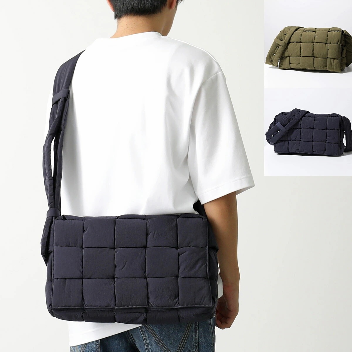 【カラー限定特価】BOTTEGA VENETA ボッテガヴェネタ バッグ CASSETTE 690133 VBO81 メンズ マキシイントレ 鞄 カラー2色 690133VBO818803