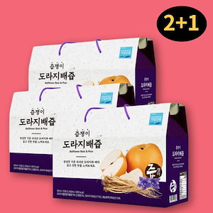 【チュプジェンイ】 (2+1) キキョウ梨汁 3箱90パック / 韓国人気の健康ジュース