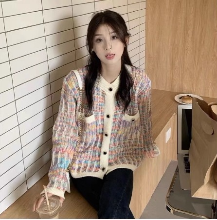 セーター カーディガン 袖あり 長袖 ラウンドネック 快適 着心地 かわいい 大人可愛い きれいめ シンプル カジュアル 大人 上品 おしゃれ お洒落 かっこいい レトロ 大人女子 こなれ感 ラフ