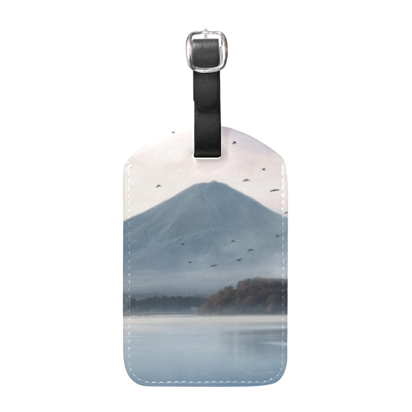 華麗 荷物タグ ネームタグ 名前ラベル スーツケースタグ 自然風景 景色 富士山 日本 旅行タグ おしゃれ 旅行用品