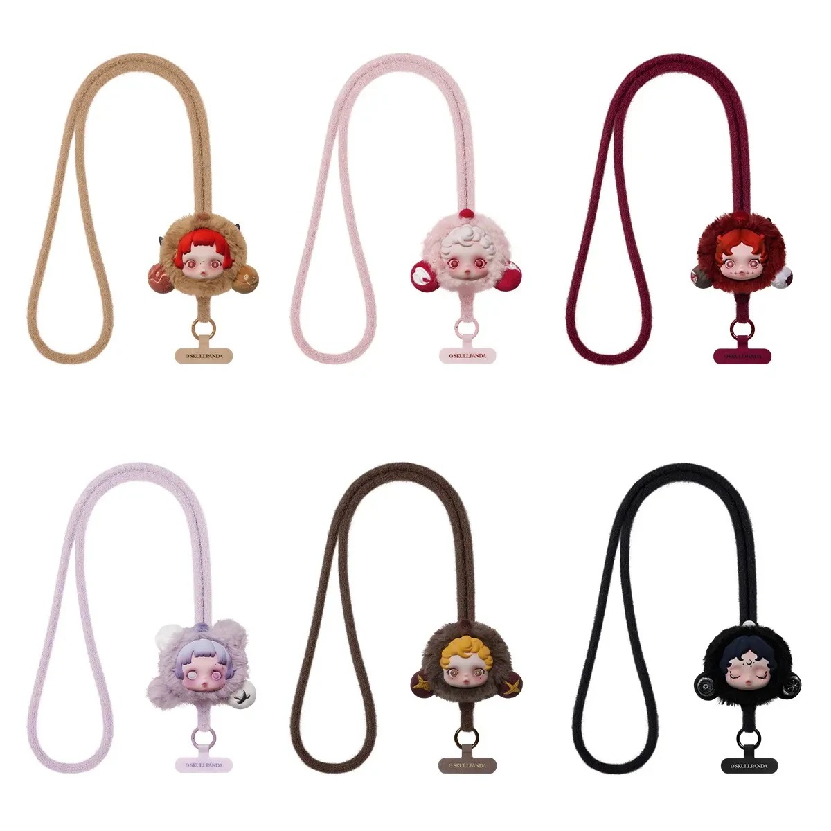 公式正規品POP MART SKULLPANDA You Found Me!スマホストラップ かわいい 漫画のブレスレット ビーズのストラップ 携帯電話チェーン キーホルダー・ペンダント ガチャポン