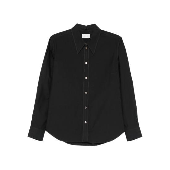 LEMAIRE Women Shirts SH1182 LF1500 BK998 BLACK