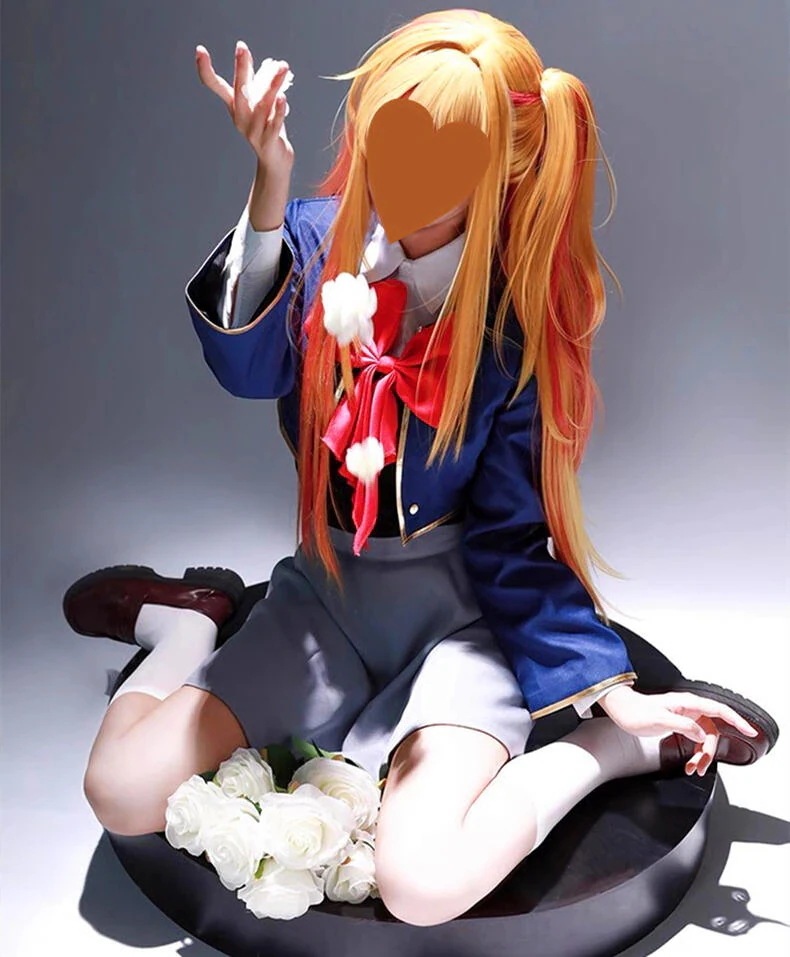 コスプレ コスチューム 星野瑠美衣 ルビー ひしのるびい 有馬かな ありまかな 推しの子 陽東高校制服 コスプレ服 コスプレグッズ コスプレ変装服 帽子付き かつら購入可能