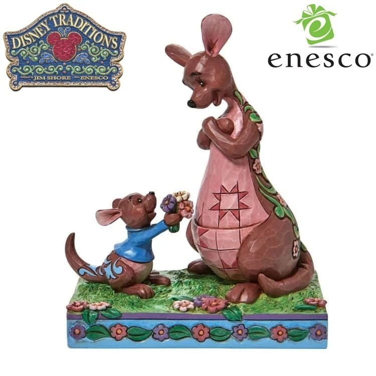 enesco(エネスコ) Disney Traditions ギビング カンガ フラワーズ ディズニー フィギュア コレクション 人気 ブランド ギフト クリスマス 贈り物 プレゼントに最適