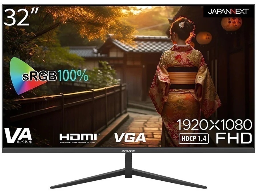 JN-V32FLFHD [32インチ] PCモニター