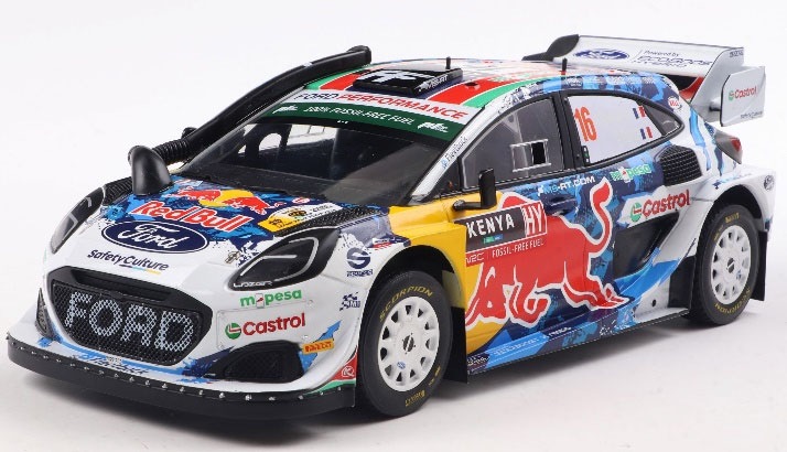 イクソ 1/18 フォード プーマ ラリー1 2024年 サファリラリーケニア #16【18RMC207】 ミニカー 18RMC207 フォードプーマ 2024 サファリラリーケニア #16