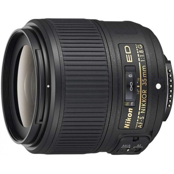 【中古】ニコン Nikon 単焦点レンズ AF-S NIKKOR 35mm f/1.8G ED フルサイズ対応