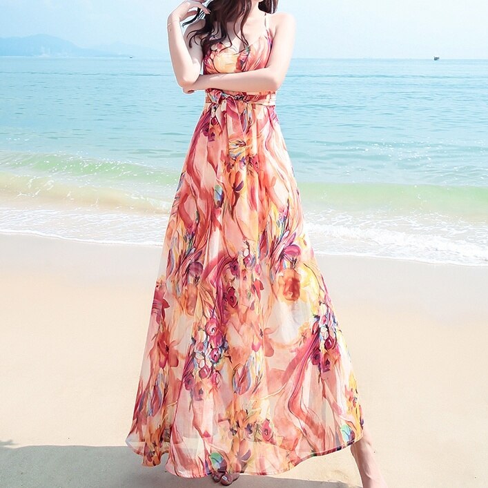 ドレス ワンピース ロングドレス Aラインドレス ワンピースドレス マキシ丈 ノースリーブ 8,015円