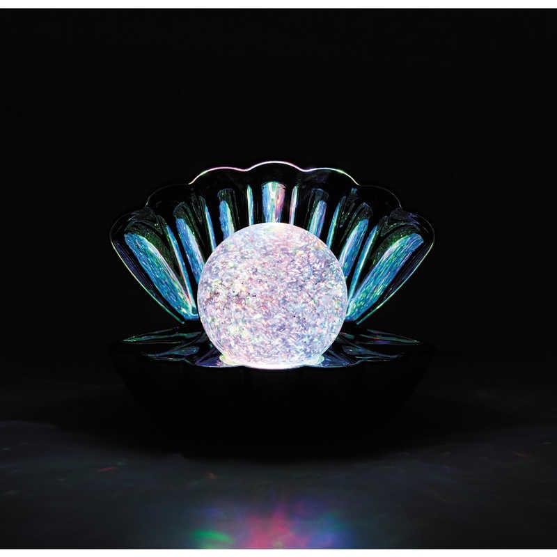 イシグロ　シェルランプ グリッター メタリックマルチ (AC電源アダプター付属) ［LED］　18207