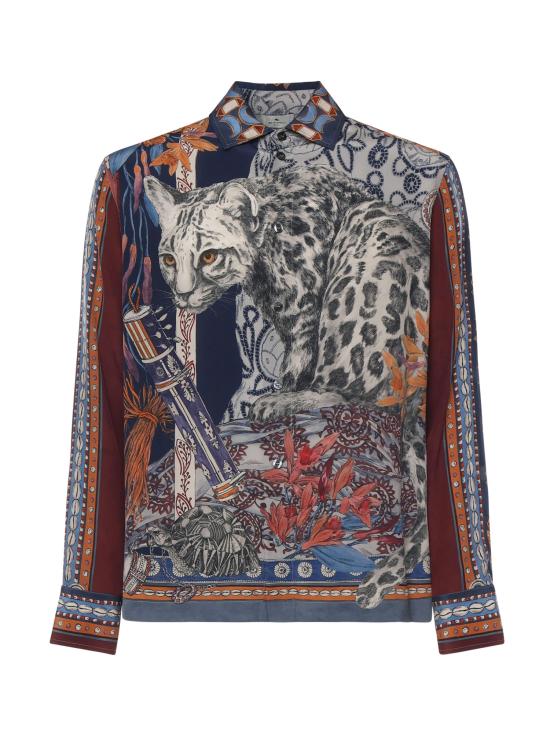 ETRO Men Shirts MRIC0071 AKF11X0880 Blue