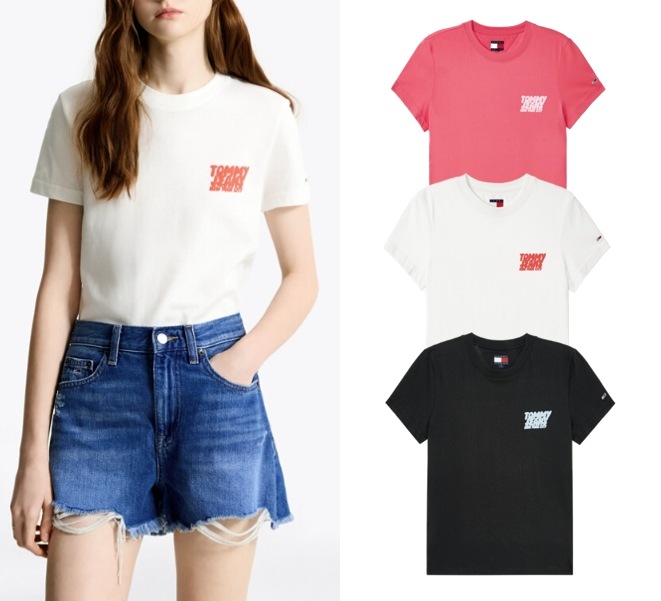 Bubble Printed T-Shirt (T32F1TTO39TWT1) 7,014円