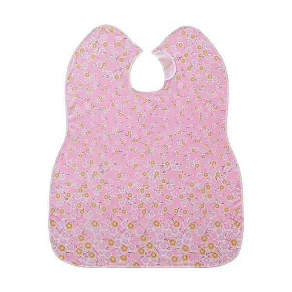 （まとめ）ピジョン 肩までおおえる食事エプロン 花柄 ピンク 1枚[x5セット] 8,607円