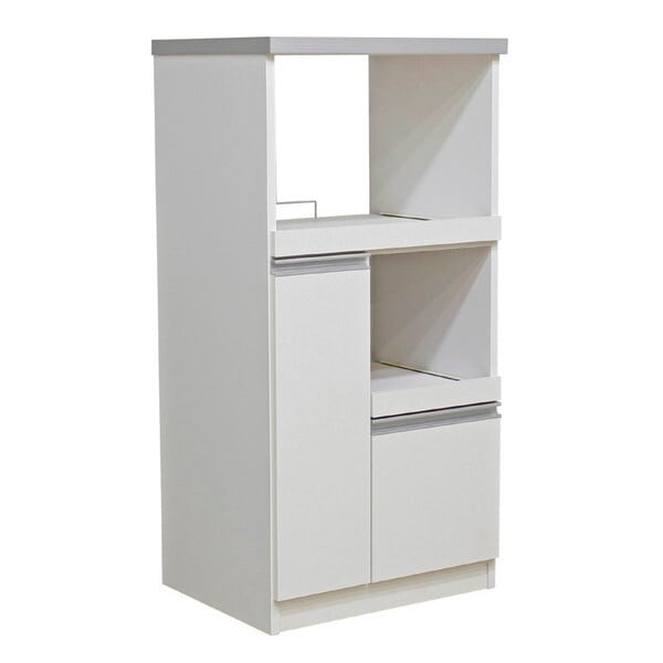 後藤家具物産 RB-03-2-WH ホワイト パートナーII型 レンジ台 (幅60) メーカー直送 26,229円