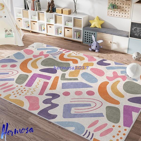 新製品スペシャル センターマット 子供用カーペット 可愛い プレイマット 大判 床保護マット フロアマット 滑り止め付 手触りよく 転倒防止 足元から快適 価格が下がりました