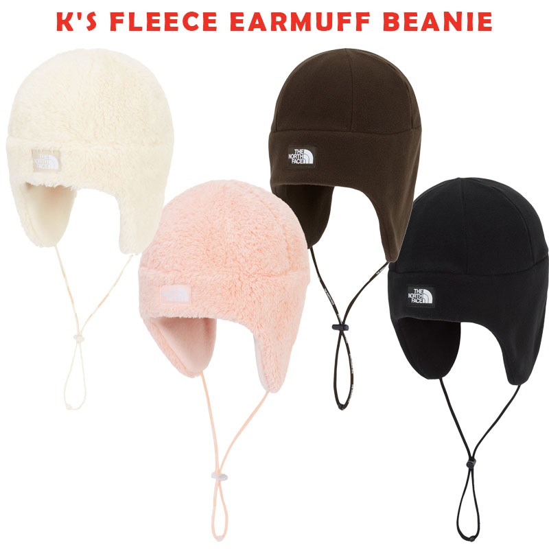 大人OK関税負担なし韓国正規品保証 NE3BQ51R KS FLEECE EARMUFF BEANIE デイリー 基本 着装 男子 女子 人気 韓国 ファッション 男女共用 アウトドア