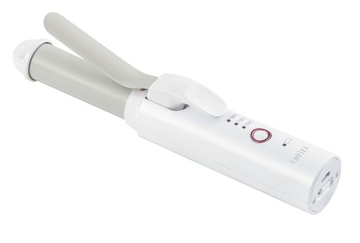 LAVIEL コードレス カールアイロン 23MM ミニ ヘアアイロン USB充電式 3段階温度調節 MAX180C 持ち運び ホワイト LV-CL-CI