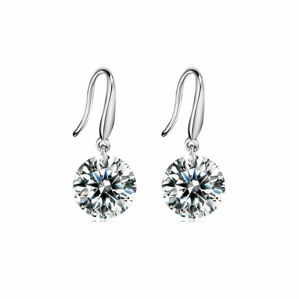 フックピアス レディース S925 ロジウムコーティング キュービックジルコニア Vカット シルバー LUPIS 7,480円