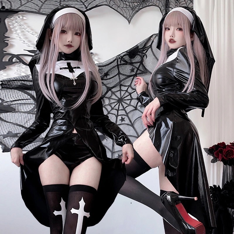 コスチューム ヴァンパイア 修道女コスチューム ディアブロ ゴシック コスプレ30%までに制限