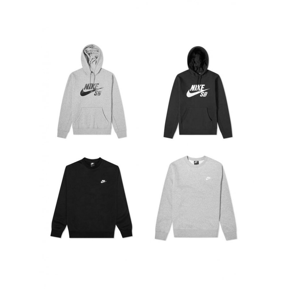 ナイキブラッシュド BV2662 スウェットシャツ+AJ9733 フーディースペシャルエキシビション