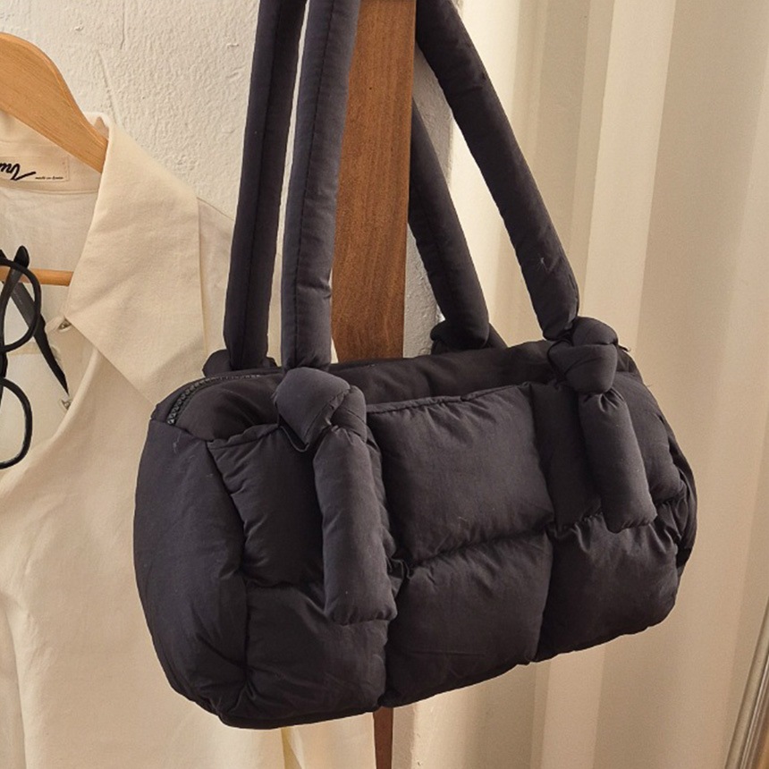 デュイラー 冬 ダウン 円筒 ショルダーバッグ
