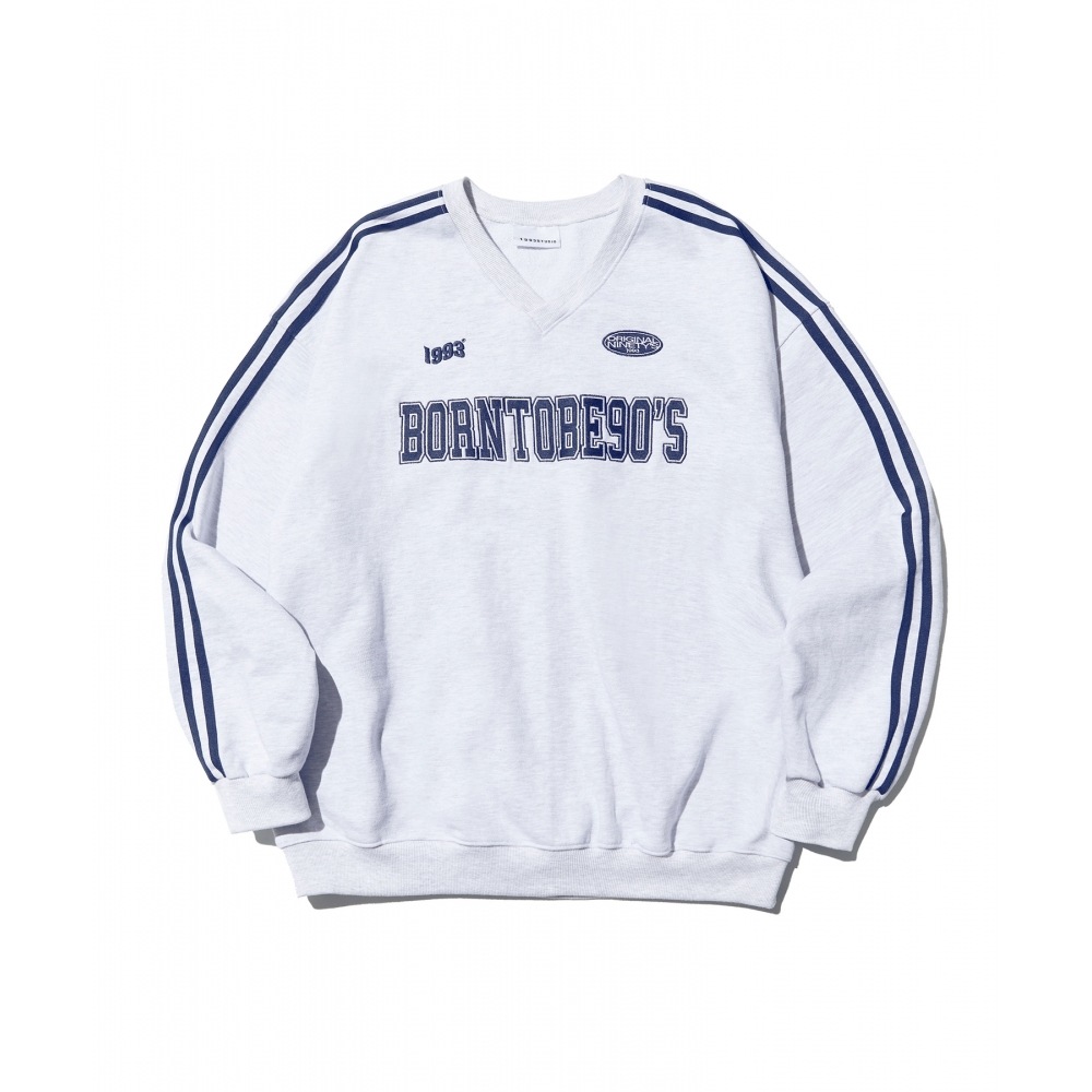 1993年のスタジオ 90年代トラックスウェットシャツ_グレー