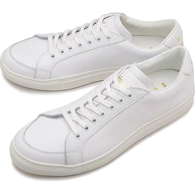 パントフォラドーロ Pantofola d’Oro メンズ コートスニーカー [PDO-TSL20_WHT] TSL20 靴 外羽根タイプ イタリア製 THREESTAR WHT