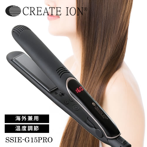 【正規品】クレイツ イオン エレメア ストレート SSIE-G15PRO ストレートアイロン ヘアアイロン