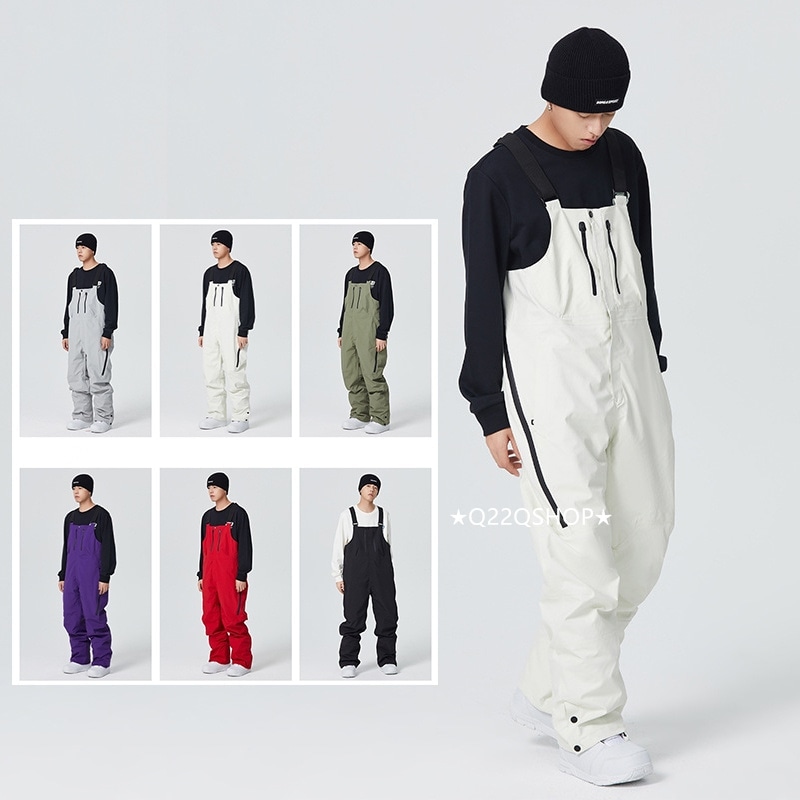 スノボウェア 2025 単品パンツ メンズ レディース ズボン オールインワン オーバーオール ボトムス ウィンタースポーツ スノーボードウェア スキーウェア スノーウェア 防水防寒着韓国風