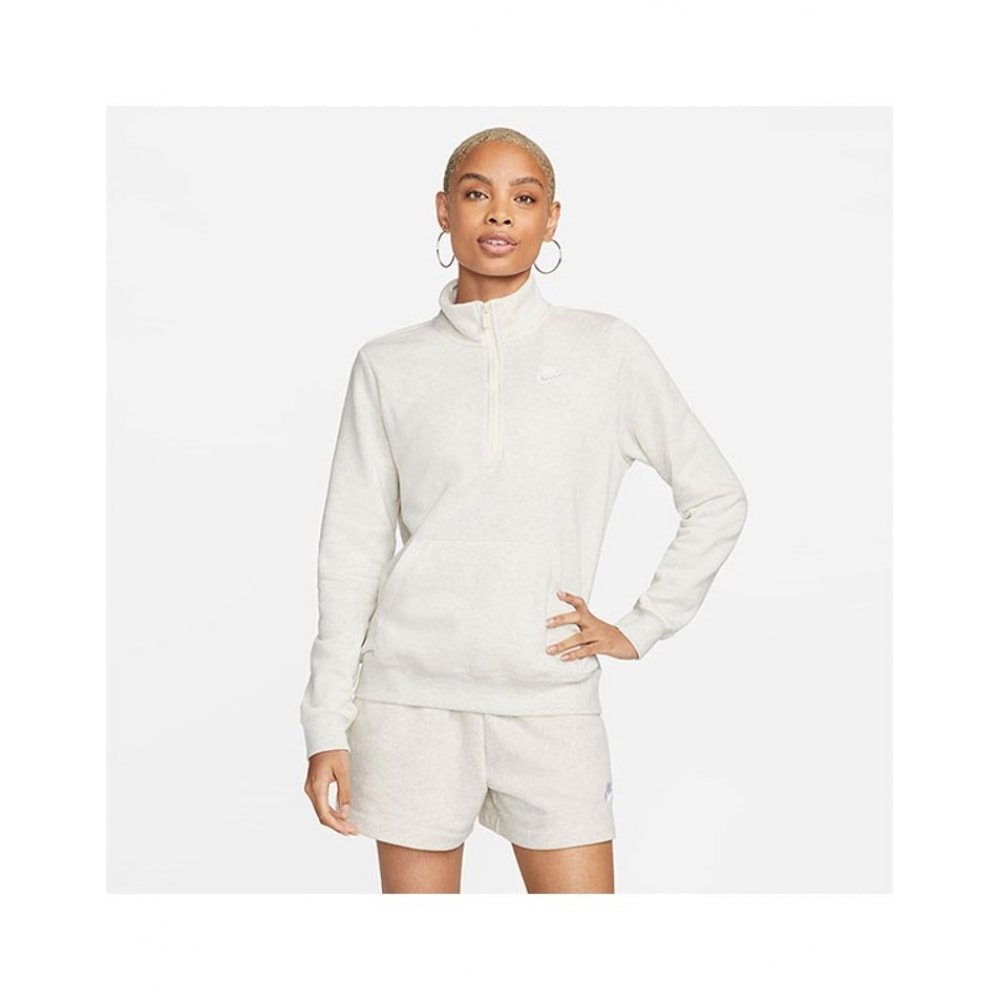 ナイキロングスリーブ T シャツウィメンズクラブフリースハーフジップスウェットシャツ DQ5839-141 S2210