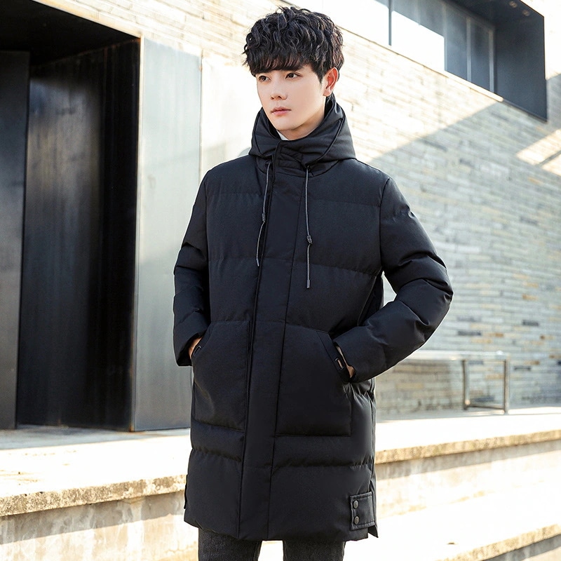 ロングコート メンズ ダウンジャケット 中綿コート スリム 中綿ジャケット アウトドア アウター 防寒 冬服 通勤 ビジネス 大きい 暖かい