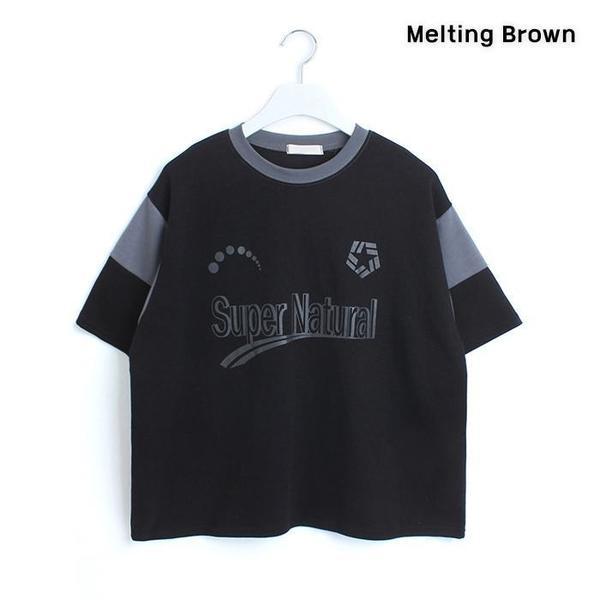 レディース夏半袖Tシャツレディースオーバーフィット半袖Tシャツnb2