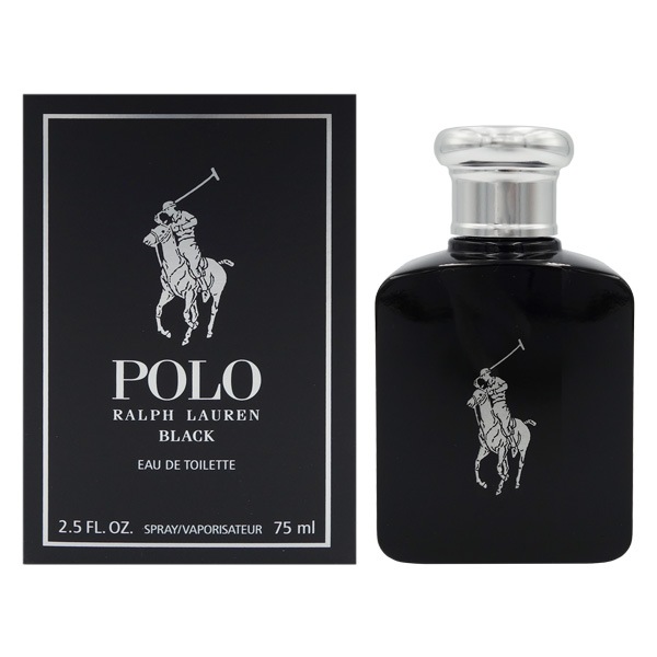 【ラルフ ローレン】 ポロブラック EDT SP 75ml 【香水 メンズ レディース】
