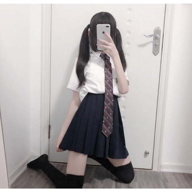 セーラー服 半袖 コスプレ 制服セット 学生服 ホワイトブラウス ミニスカート 4点セット 女子高校生 制服 コスチューム ティーンズエバー SMLXLXXLサイズ