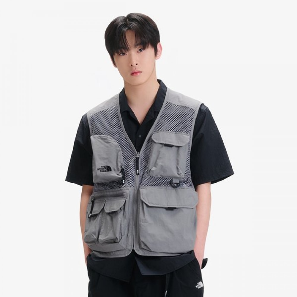 [ノースフェイス公式] NV5VR02B メンズベストベスト_グレー