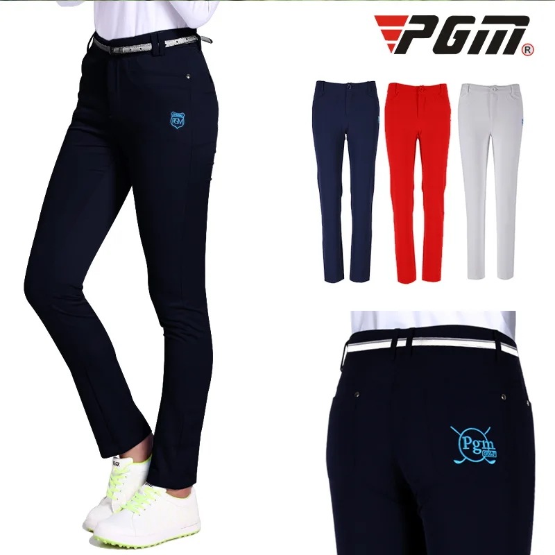 PGMPGM-女性用の伸縮性のあるソフトタッチパンツ,ゴルフボール,夏服,モデルkz024