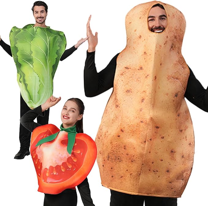野菜 コスプレ 面白 ハロウィン 仮装 メンズ コスチューム レディース コス 衣装（白菜 トマト ジャガイモ）黒い服とズボンは含まれていませんのでご自身でご用意ください 6,541円