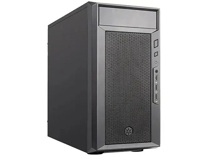 SST-FA311-B [FARA311 フロントメッシュ 5インチベイ搭載 ミニタワー型 PCケース]