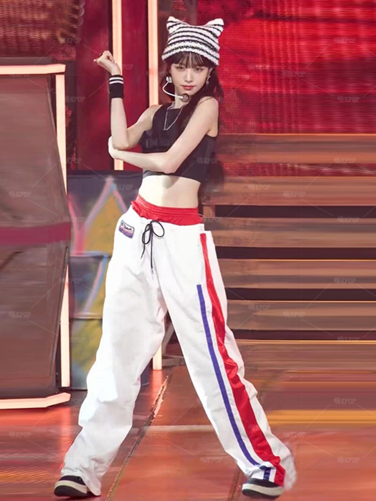 IveGirlGroupZhangYuanyingVestHoodieSuitDanceパフォーマンスコスチュームジャズパフォーマンスコスチューム