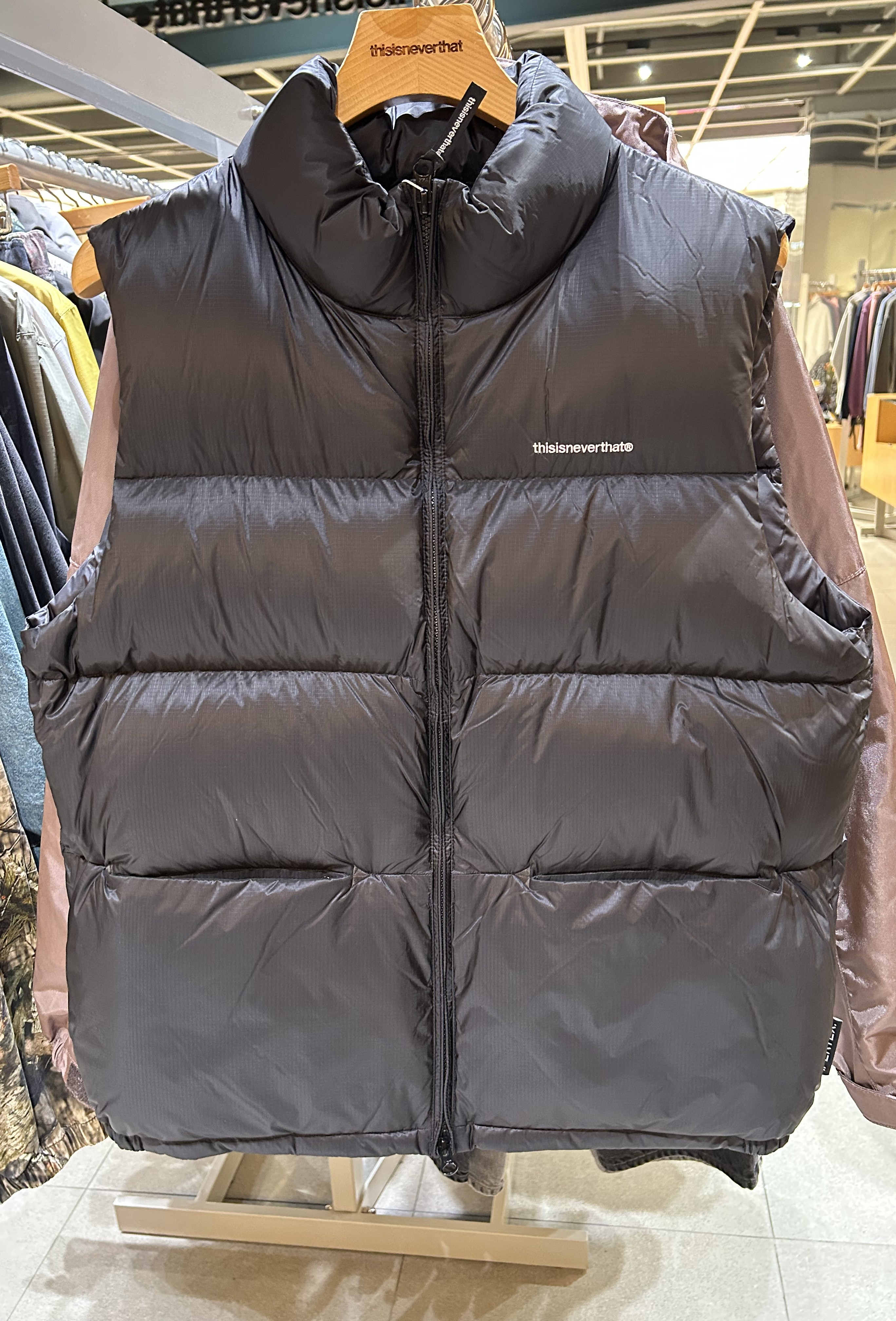 【THISISNEVERTHAT】 25FW PERTEX T DOWN VEST : BLACK