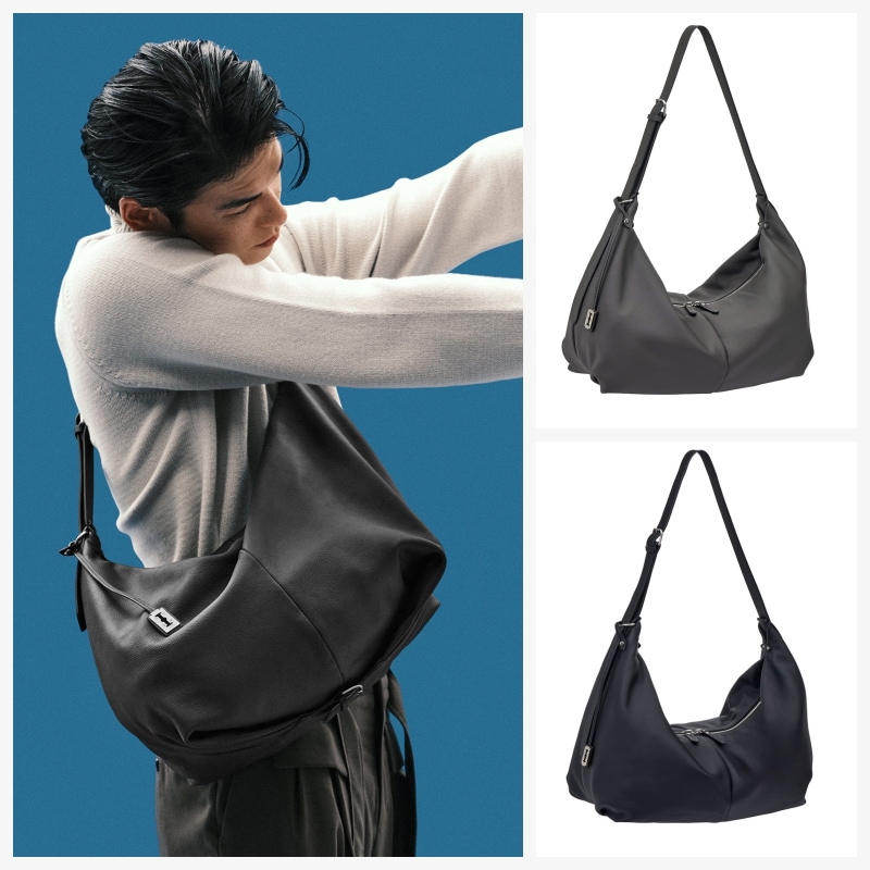 【VUNQUE】25FW HALFMOON GROOVY HOBO L : 2COLORS
