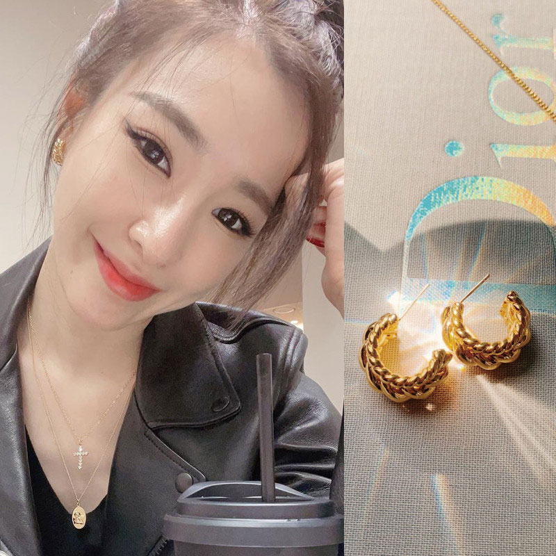 少女時代 着用 [justLoveR] Charlotte Earrings ピアス レディース メンズ 韓国ファッション 4,959円