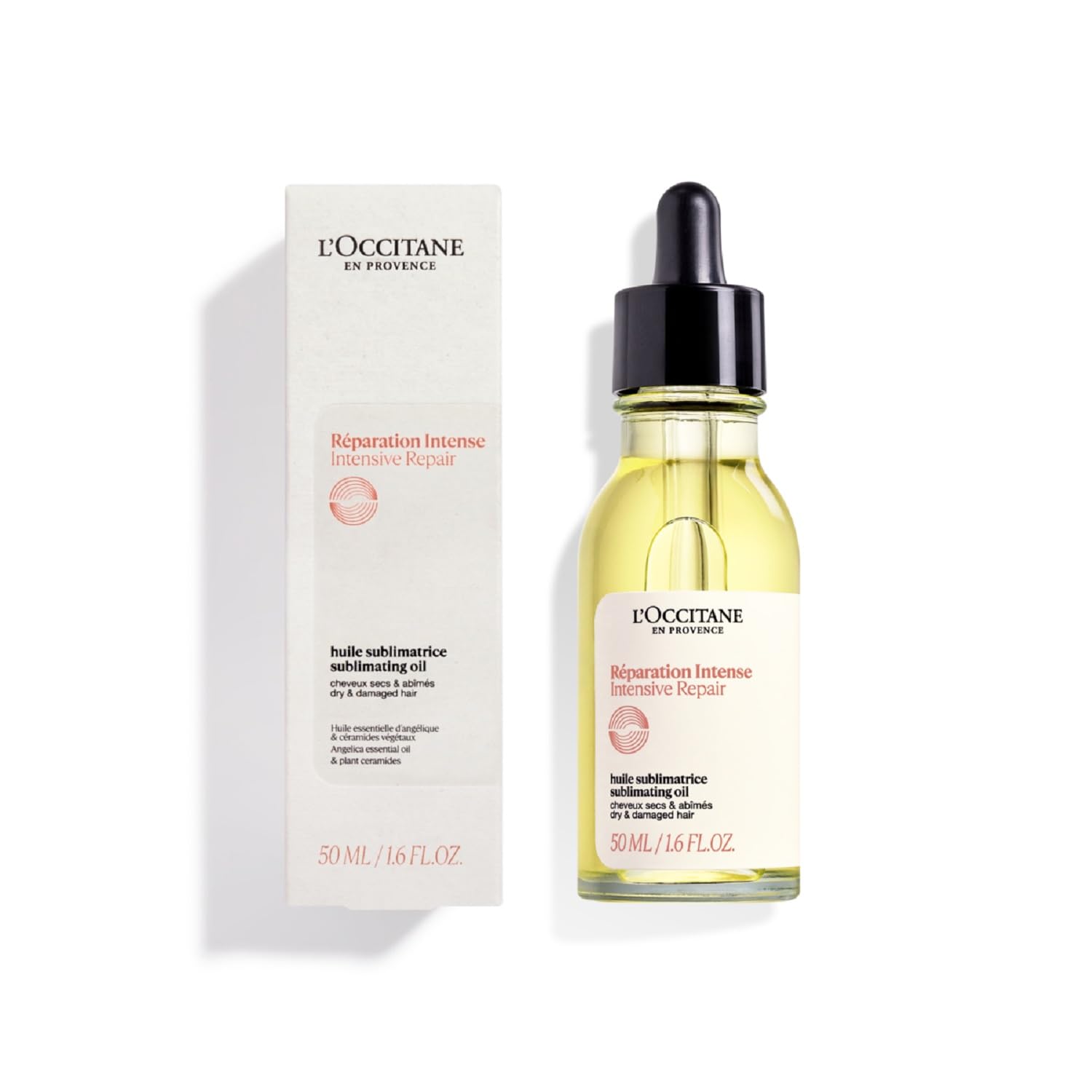 ロクシタン(LOCCITANE) インテンシヴリペア ヘアオイル 50mL (洗い流さないヘアトリートメント)ギフト プレゼント 人気 ファイブハーブス リペアリング ヘアオイルがリニューアル